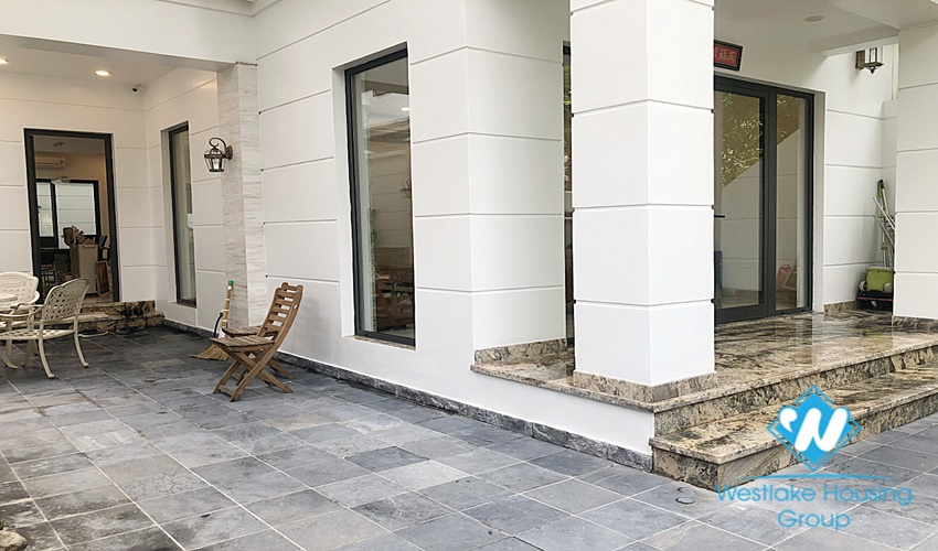 Beautiful villa for rent with European style, fully furnished